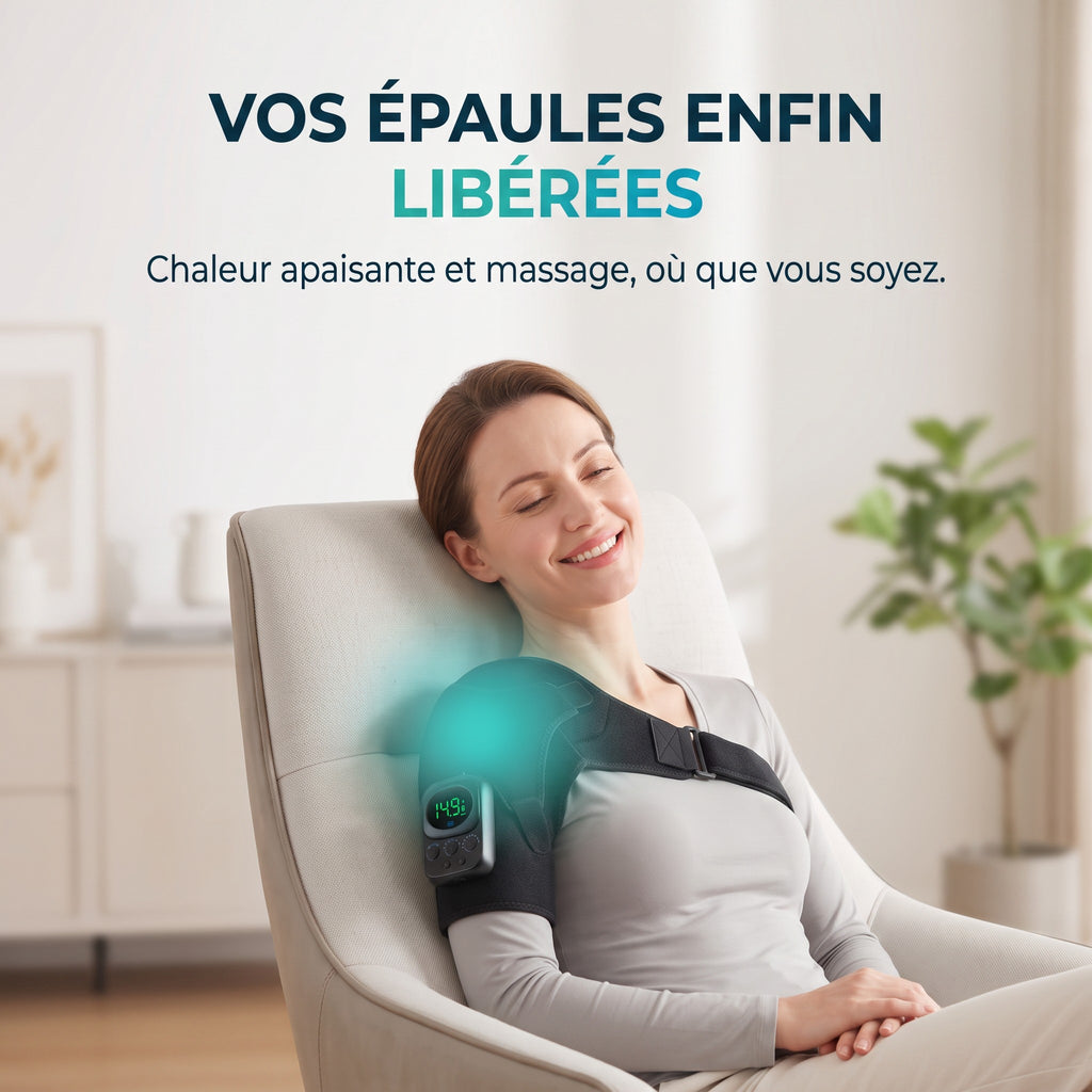 Épaulière Chauffante & Massante Pro